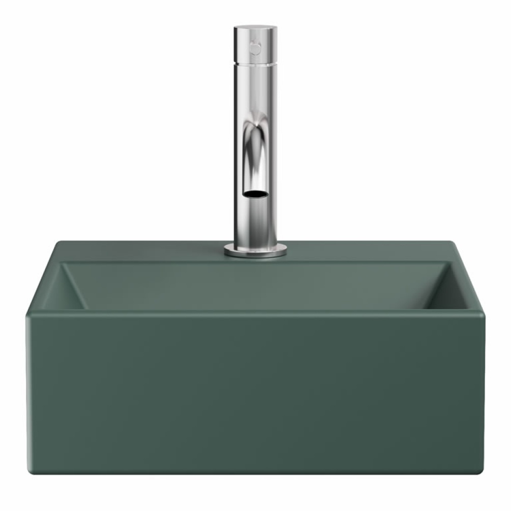 Cutout image of Crosswater Beck Matt Green 300mm Cloakroom Basin